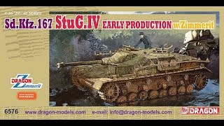 Dragon Stug IV Early w.Zimmerit - Kit Review