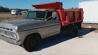 1975 Ford Dump Truck | Sexton Auctioneers November 7th Online Equipment Auction