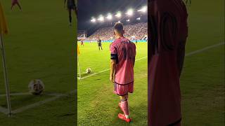 POV messi corner kick view #messi #intermiami #mls #football