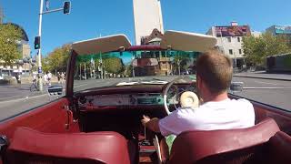 Driving through Kings Cross (Sydney) in a Mercedes Benz Pagoda