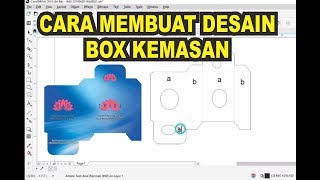 Cara desain box kemasan  - Tutorial