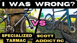 Specialized Tarmac vs Scott Addict RC