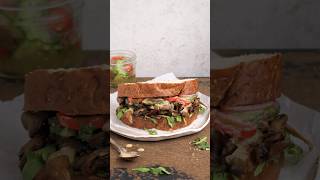 Roasted miso mushroom sandwich #sandwichrecipe