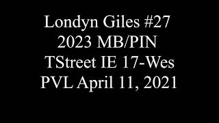 Londyn Giles #27 2023 MB PIN April 11 PVL