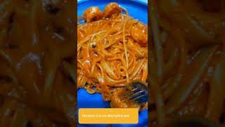 The Best Pasta in the World | Shrimp Spaghetti | Shrimp Fettucine #Shorts