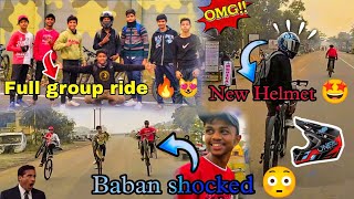 aj to khatarnak ride hogaya 🔥🤩 | new helmet 🪖👀 & no tyre wheelie 😱🤯 | MTB ride 🔥👍 Villager Hero's