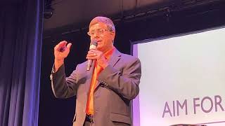 What is “ Aim for Seva org “ by National coordinator Srini ji during Houston Gala Sep 9th 2022 ,