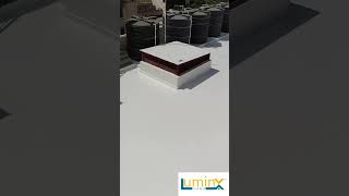 Roof Transformation ft. LuminX: Cool Roof Paint #shorts #roof #transformation #transition