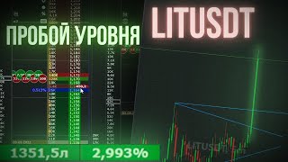 РАЗБОР СДЕЛКИ ПО LITUSDT. ПРОБОЙ УРОВНЯ. ТРЕЙДИНГ КРИПТОВАЛЮТ