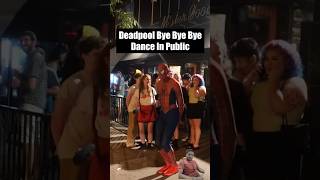 Deadpool Entry dance at public place #spiderman #cosplay #marvel #funny #disney#deadpool#entrydance