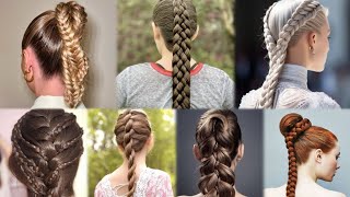 Different Back Braid Hairstyles 2024||Braid Hairstyles For Girles||#sjofashionhub #Braids