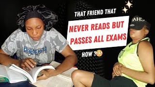 That one friend that doesn't read but passes all examinations | High school Relatable funny video