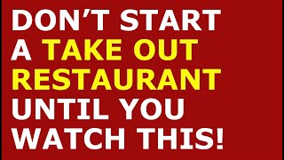 How to Start a Takeout Restaurant Business | Free Takeout Restaurant Business Plan Template Included