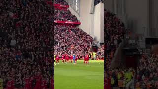 Is Nunez teasing Trafford with a Siu celebration after the first goal  🤣 #LFC