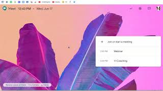 Meet: Use meet.google.com to Start Meeting