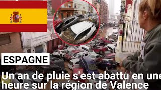 Inondations en Espagne 🇪🇸des dizaines et des dizaines de personnes restent portées disparues