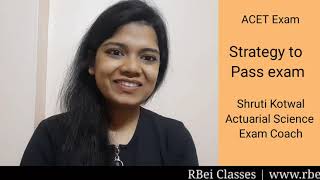 Actuaries | ACET 2021 Exam | Actuary | How to pass ACET Exam in 30 Days | Strategy & Common Mistake