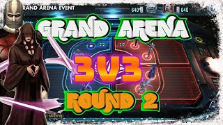 SWGOH: 3V3 + Ships Week 2 of Grand Arena Round 2!