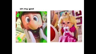 Luigi and Peach - Skatebored meme