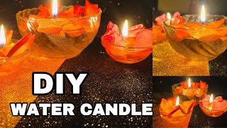 Water Candles | Floating Candles | DIY candles | DIY Home Decor for Diwali #5minutesartcraft #diy