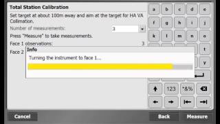 Trimble SCS900: Calibrate A TotalStation