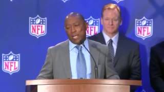 Press conference following the New England Patriots Super Bowl win