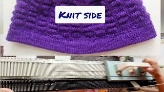 Tuck Hat Pattern for Knittax/Knitking Machines with Japanese Translations