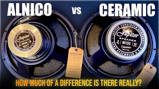 Ceramic vs Alnico Speakers | How Much of a Difference Is There?