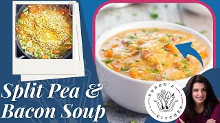 The BEST Split Pea & Bacon Soup Recipe - Comforting and Delicious!