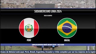 PERÚ VS. BRASIL | SUDAMERICANO LIMA 2024