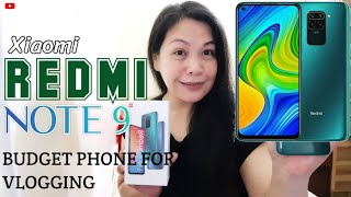 XIAOMI REDMI NOTE 9|UNBOXING & REVIEW|cheapest budget phone|GEng CASTILLO