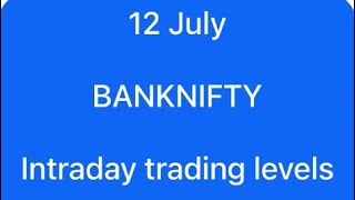 12 july Banknifty analysis video for tomorrow #banknifty #ytshorts #viralshort #viralvideo #yt