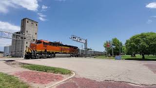 BNSF Employee Appreciation Special westbound at Halstead, KS, June 25, 2022.