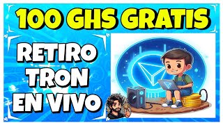 🤑BRUTAL🤑 MINERIA DE TRON REGALANDO 100 GHs GRATIS🔥 Retiro 13 TRX en Vivo | Minería TRON GRATIS💥