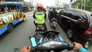 MOMEN UNIK DIJALAN 19. | Kebiasaan di Trafic light | Ngejar Scoopy Barbar 😁 | Motovlog Karawang.