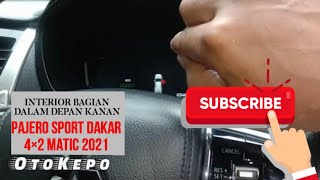 KEPOIN INTERIOR MITSUBISHI PAJERO SPORT DAKAR 4 x 2 Diesel Tahun 2021 Bagian Depan Kanan