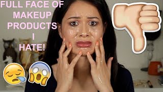 * FAIL | FULL FACE OF MAKEUP PRODUCTS I HATE | TANIAXO