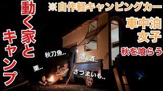 【車中泊女子】DIYした軽キャンで行く初のソロキャンプが最高すぎた【20代独身女の休日】