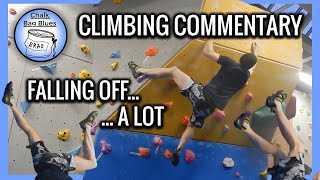 Indoor Bouldering Falling Off - Climbing Commentary #001