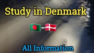 Study in Denmark || University||  Scholarship || Visa Apply || Documents