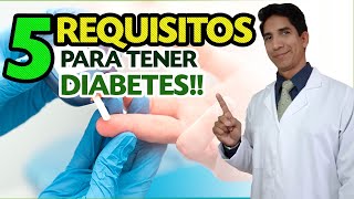 5 requisitos para tener DIABETES 🤒