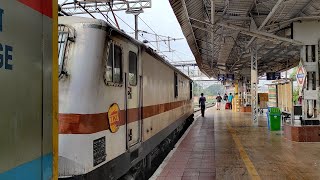 SHORT JOURNEY OF #charminar #express || MS - TBM || LEAD BY TKD #wap7 ||  #indianrailways #railfans