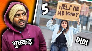 Living On Rs. 0 For 24 Hours Challenge | Bhukkad DiDi | Ep: 5 | Nishu Tiwari vlogs Roast