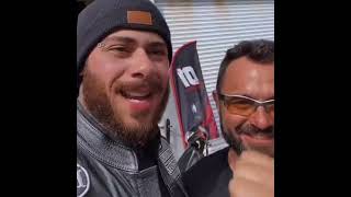 Léo Stronda veio buscar a Harley Davidson na Oficina TireBoy. Acompanhe como foi esse trampo.