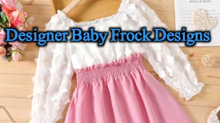 Designer Baby Frock Ideas 2023 #fashion #trending