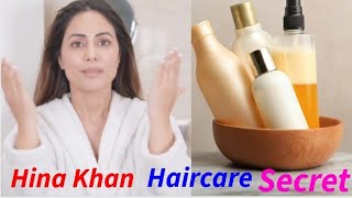 Hina Khan hair care secret #haircare #stronghair #skincareroutine