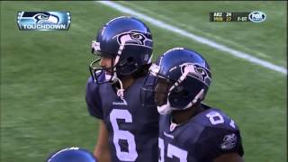 Charlie Whitehurst's first touchdown pass for Seahawks