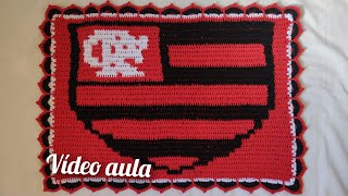 Tapete do Flamengo Em Crochê