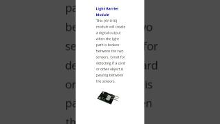 Light barrier module #shortsfeed #shorts