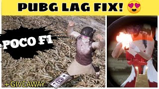 😍How to fix lag in Pubg mobile | POCO F1 || Frame drop problem!!